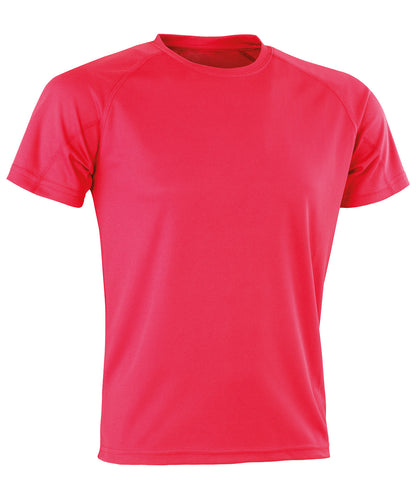 Spiro Performance Aircool tee Flo Pink