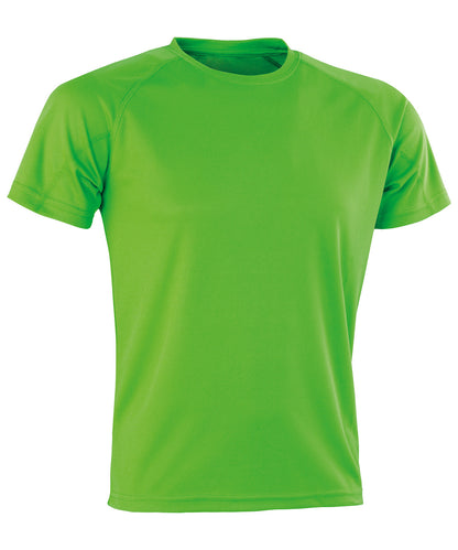 Spiro Performance Aircool tee Lime