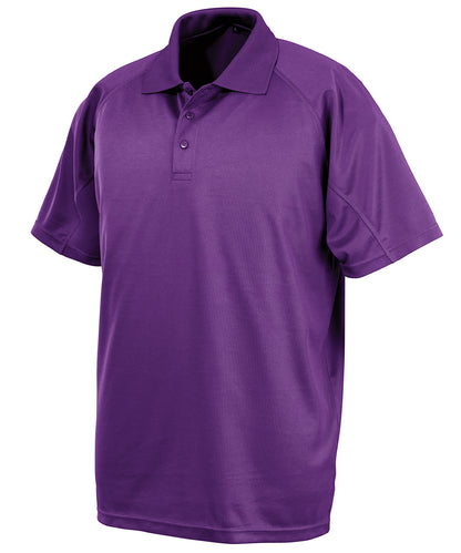 Spiro Performance Aircool polo shirt Purple