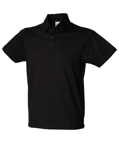 SF Clothing Short sleeve stretch polo Black