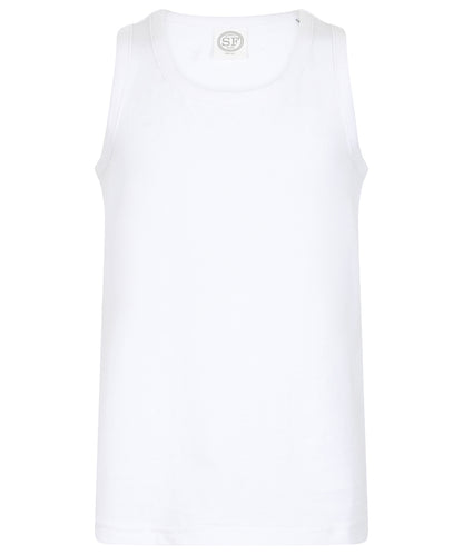 SF Clothing Kids feel-good stretch vest White