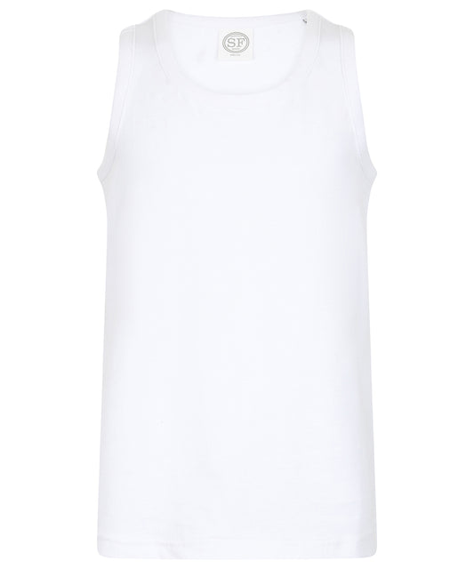 SF Clothing Kids feel-good stretch vest White