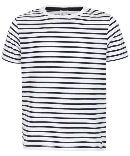 SF Clothing Kids striped T White/Oxford Navy