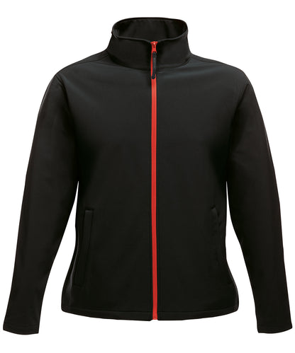 Regatta Professional Women's Ablaze printable softshell Black/Classic Red