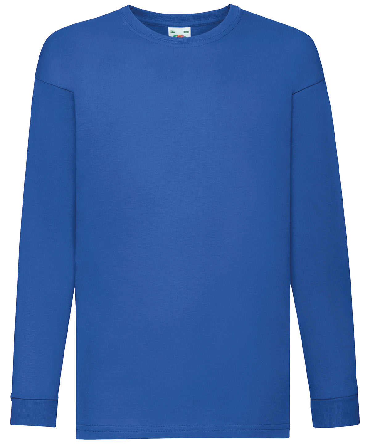 Fruit of the Loom Kids long sleeve valueweight T Royal