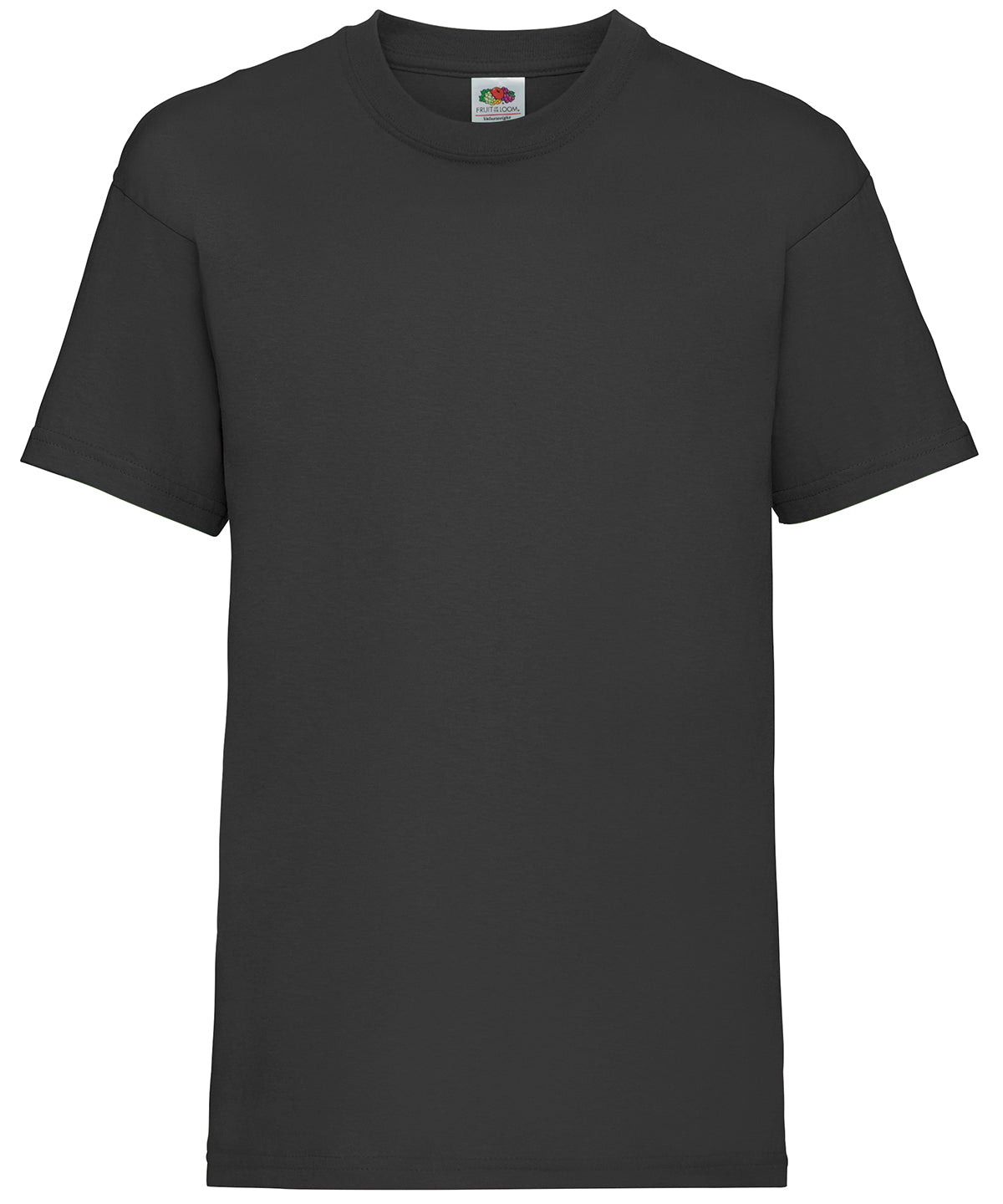 Fruit of the Loom Kids valueweight T Black