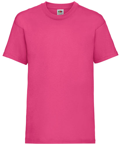 Fruit of the Loom Kids valueweight T Fuchsia