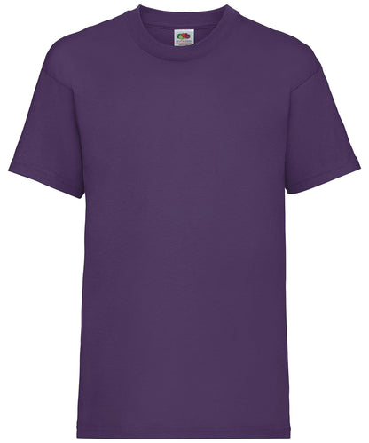 Fruit of the Loom Kids valueweight T Purple