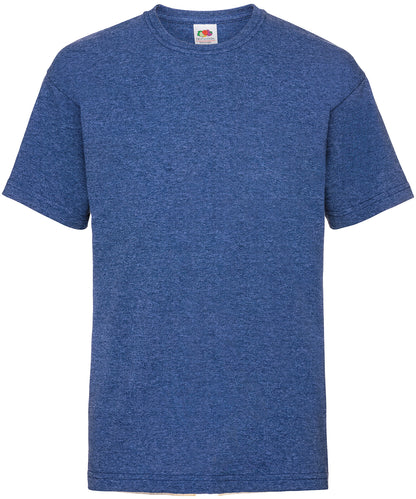 Fruit of the Loom Kids valueweight T Retro Heather Royal
