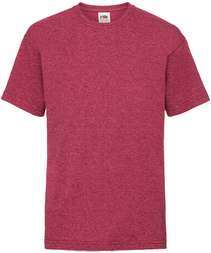 Fruit of the Loom Kids valueweight T Vintage Heather Red