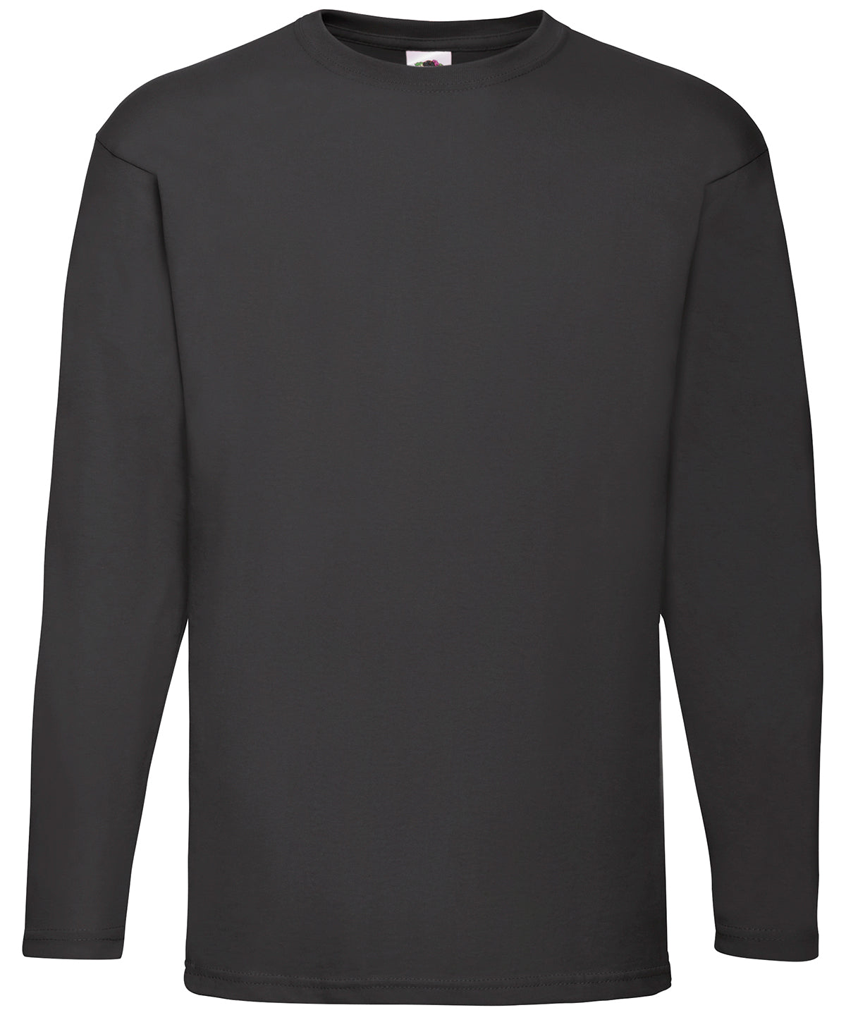Fruit of the Loom Valueweight long sleeve T Black*