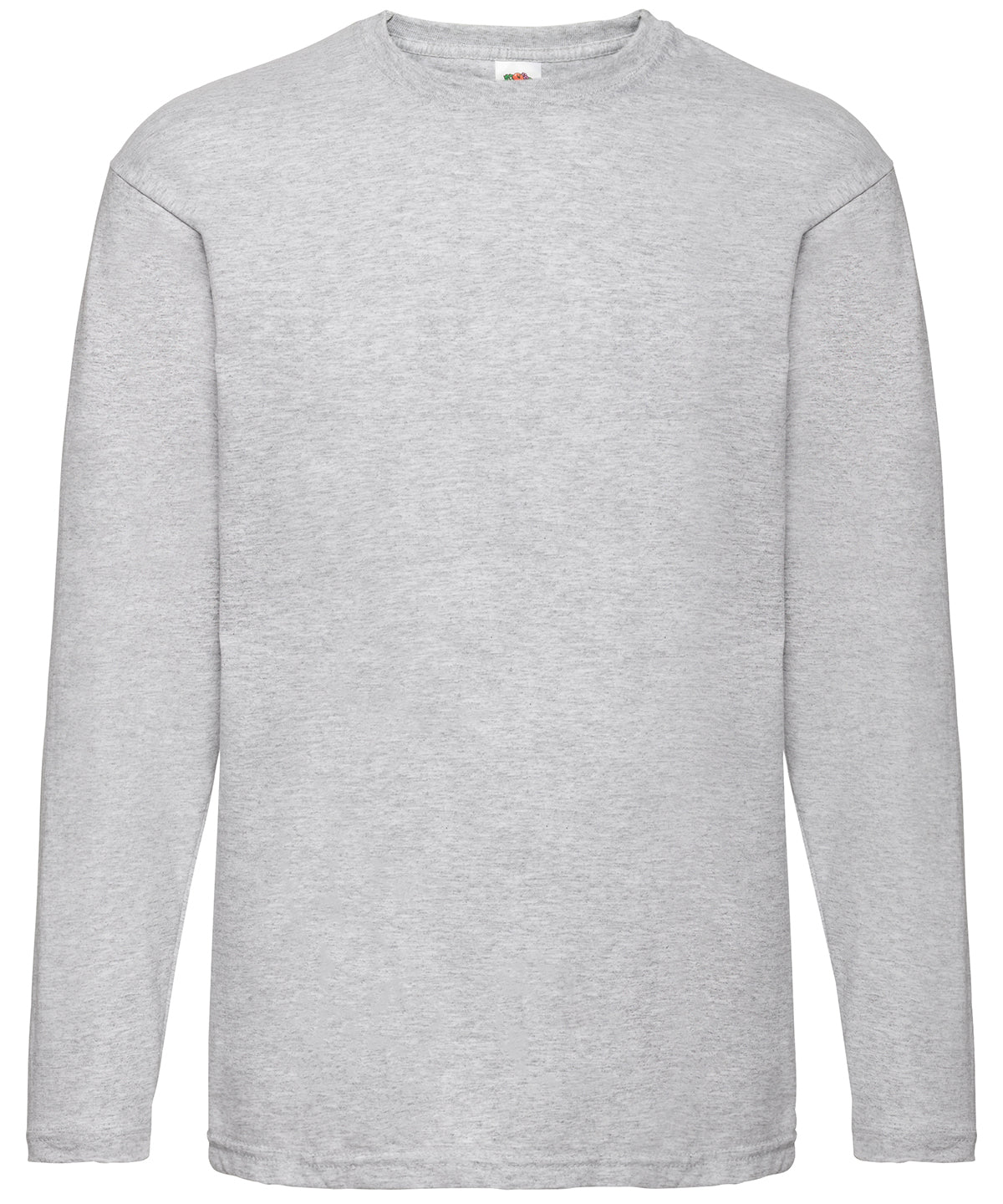 Fruit of the Loom Valueweight long sleeve T Heather Grey*