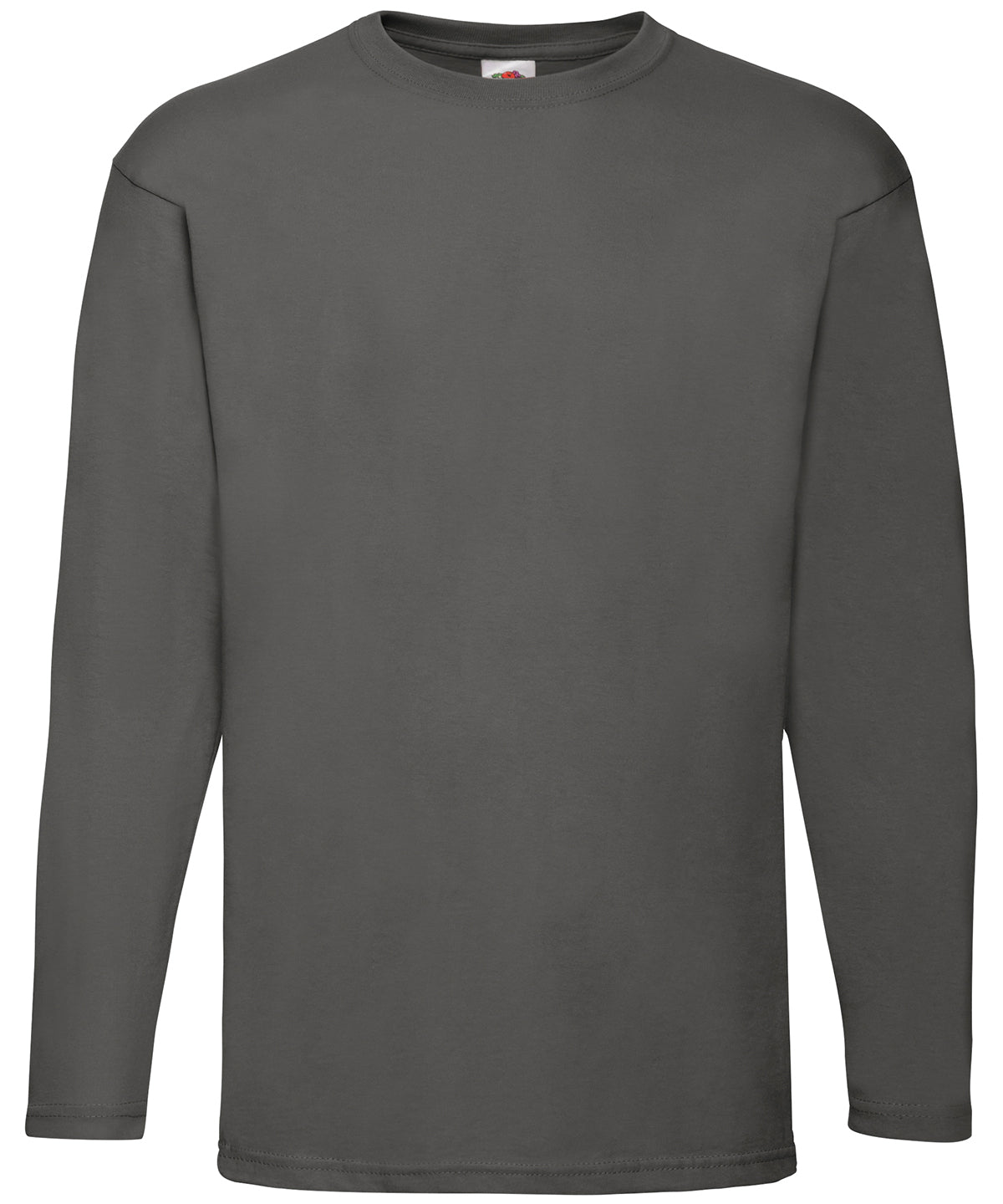 Fruit of the Loom Valueweight long sleeve T Light Graphite