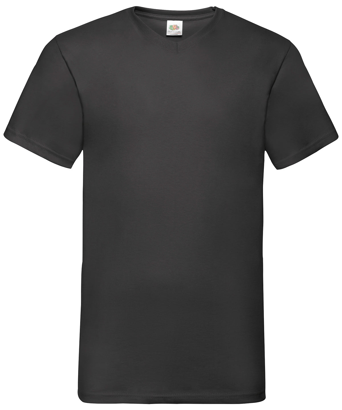 Fruit of the Loom Valueweight v-neck T Black*