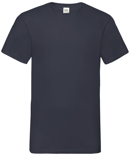Fruit of the Loom Valueweight v-neck T Deep Navy