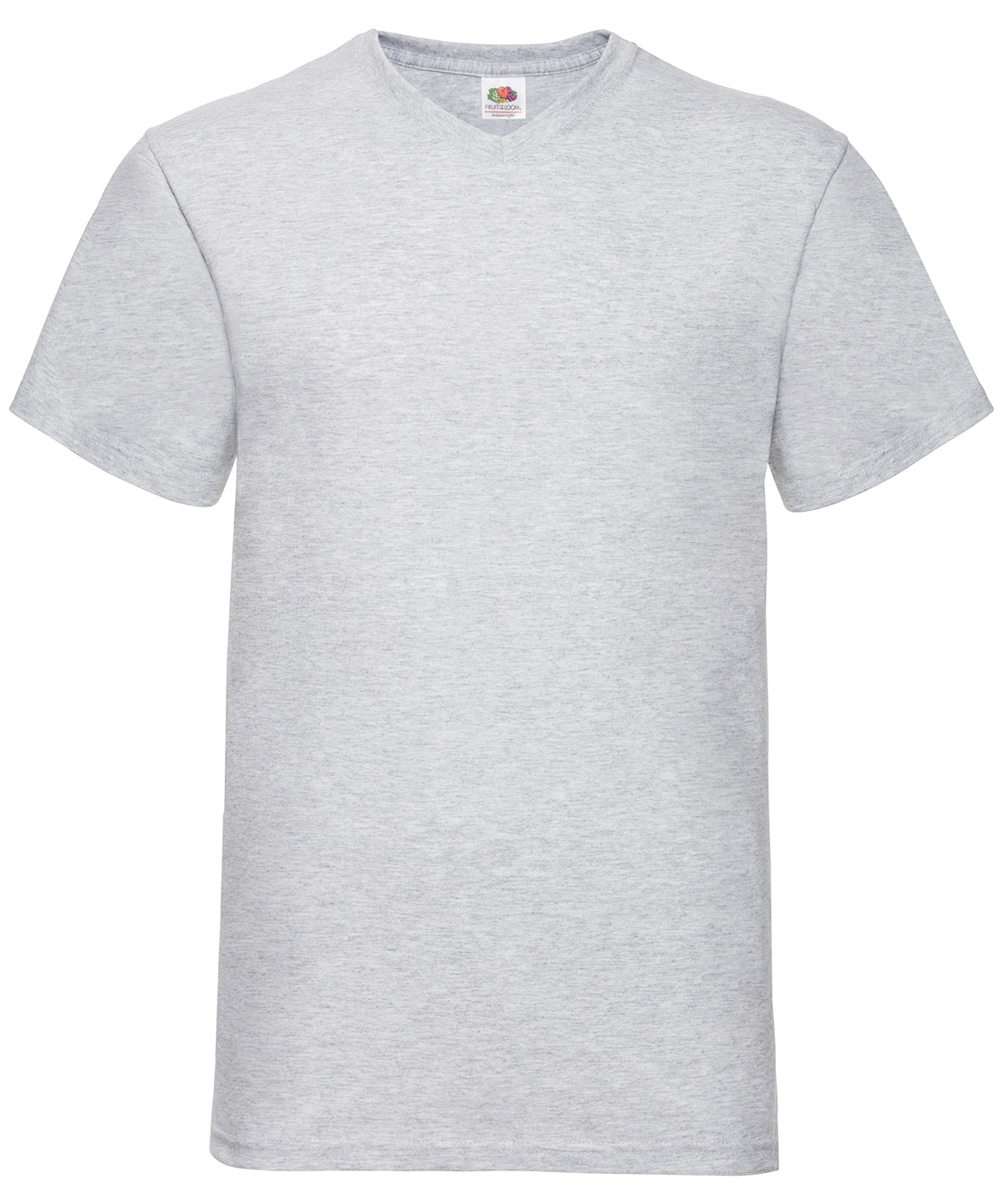 Fruit of the Loom Valueweight v-neck T Heather Grey*
