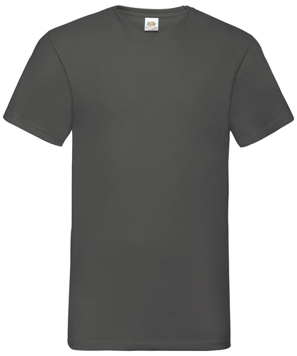 Fruit of the Loom Valueweight v-neck T Light Graphite