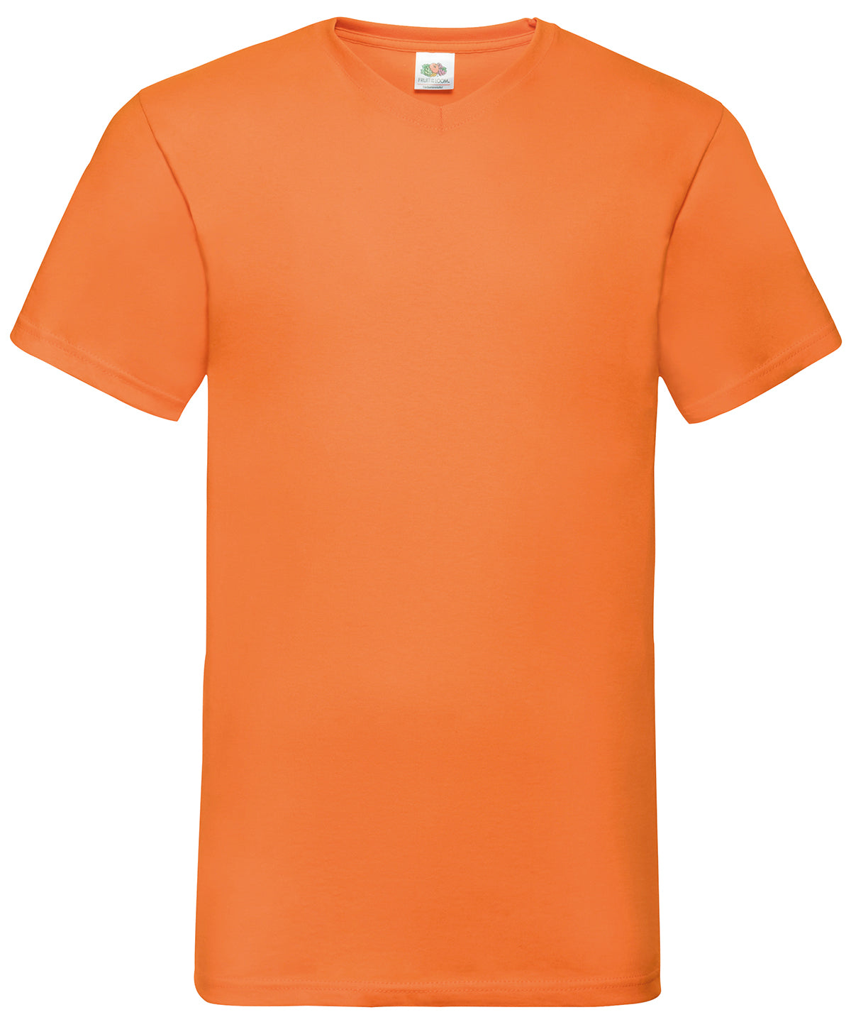 Fruit of the Loom Valueweight v-neck T Orange