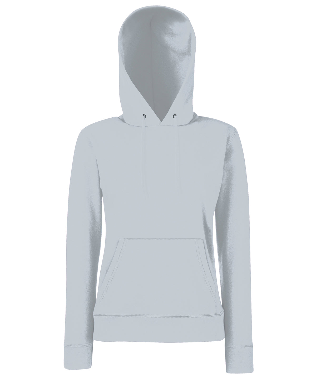 Fruit of the Loom Women's Classic 80/20 hooded sweatshirt Heather Grey