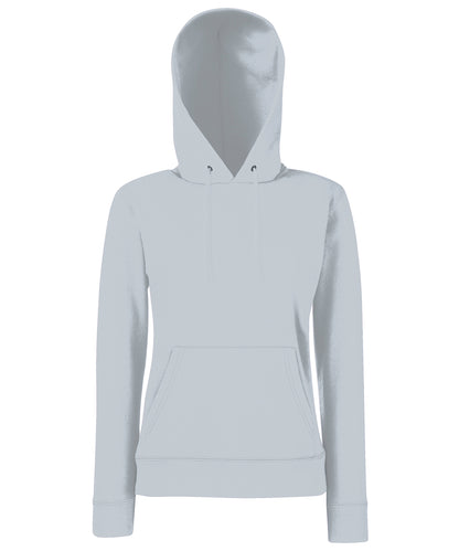 Fruit of the Loom Women's Classic 80/20 hooded sweatshirt Heather Grey
