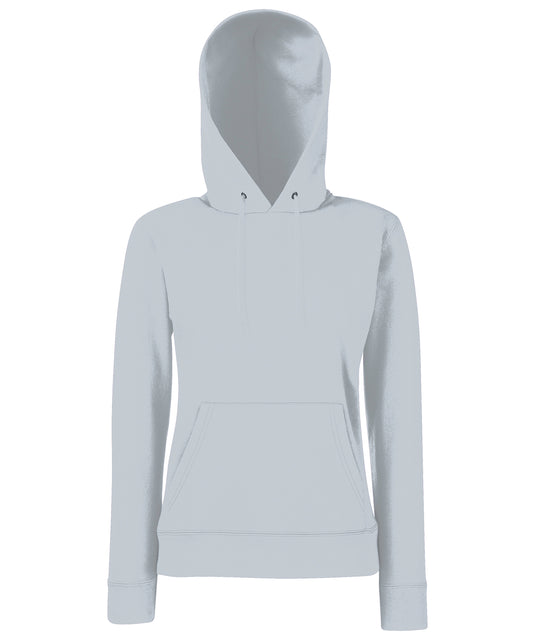 Fruit of the Loom Women's Classic 80/20 hooded sweatshirt Heather Grey