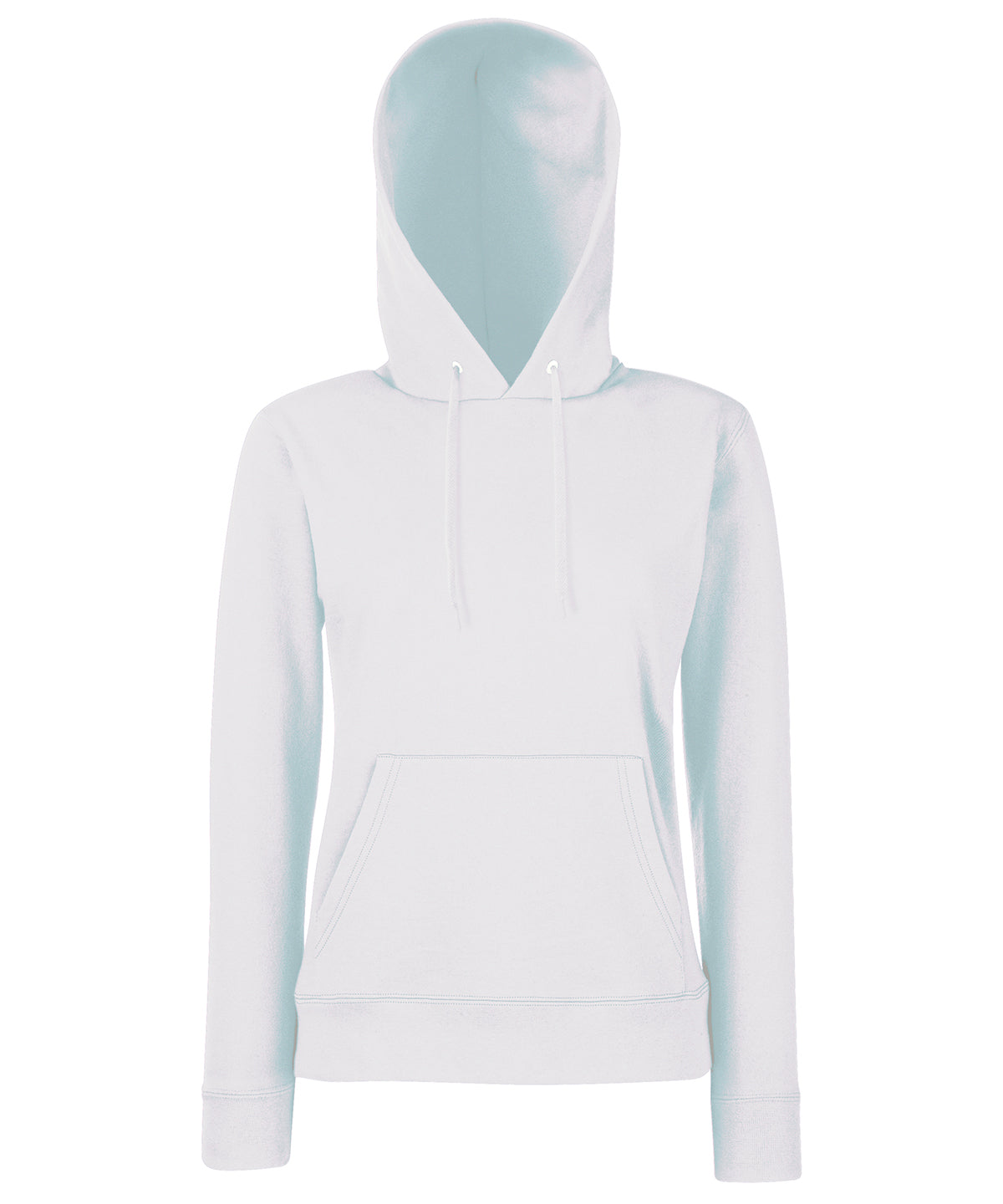 Fruit of the Loom Women's Classic 80/20 hooded sweatshirt White