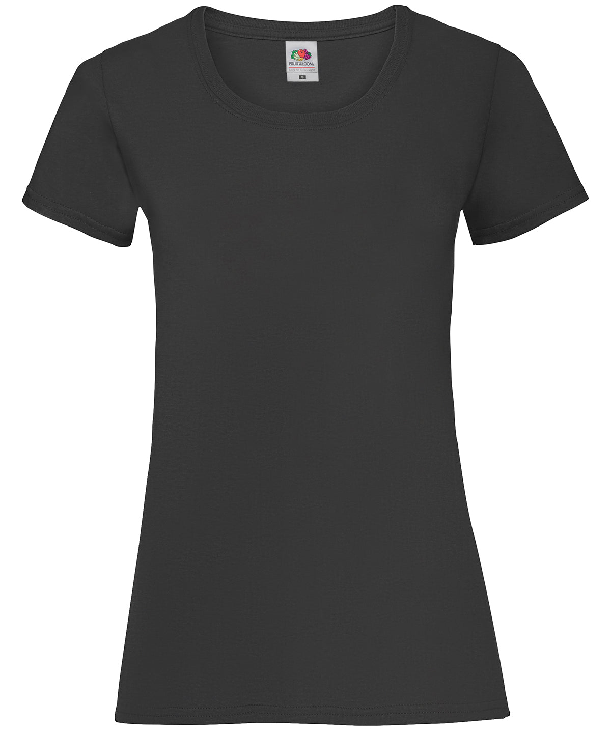 Fruit of the Loom Women's valueweight T Black