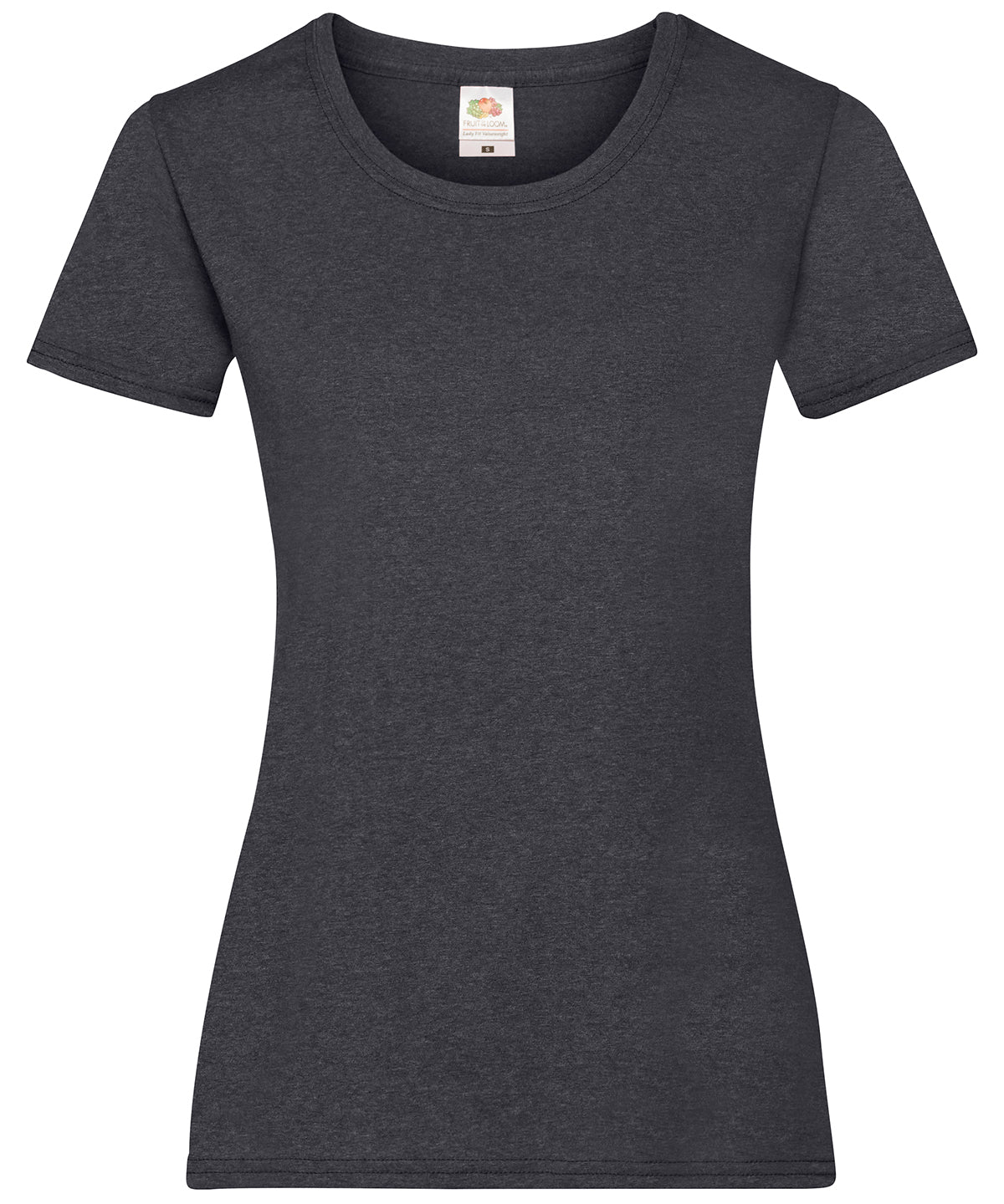Fruit of the Loom Women's valueweight T Dark Heather Grey