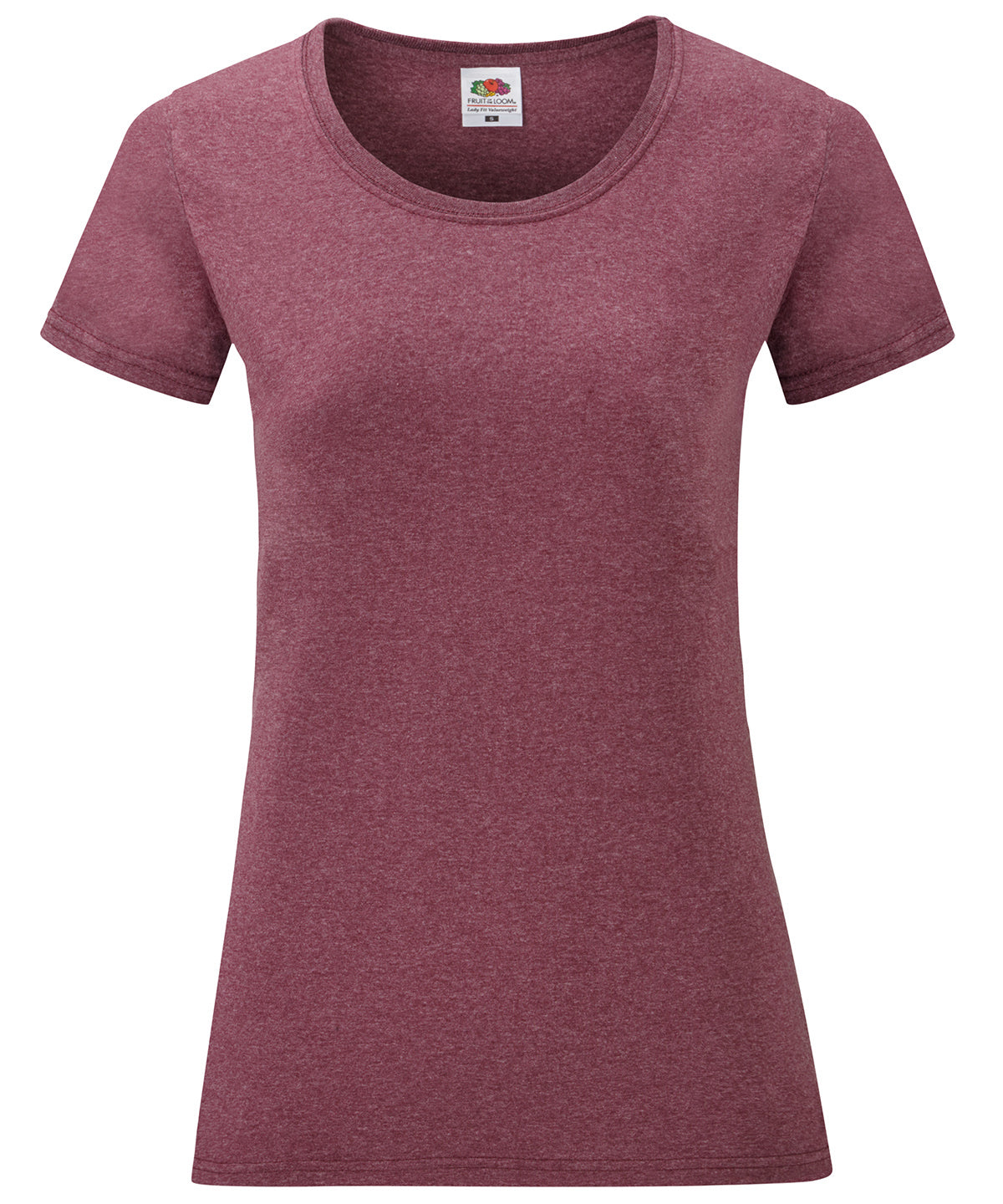 Fruit of the Loom Women's valueweight T Heather Burgundy