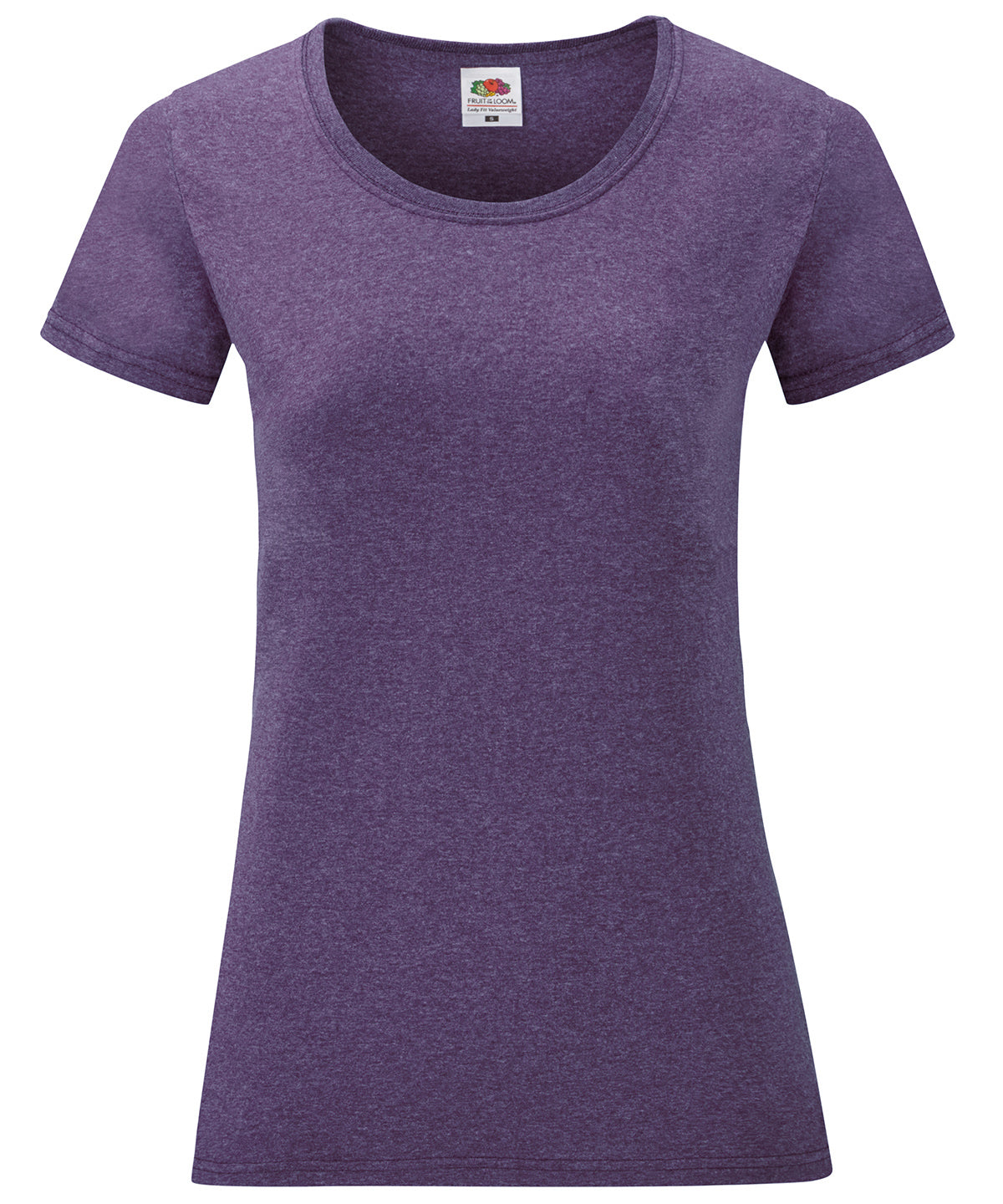 Fruit of the Loom Women's valueweight T Heather Purple
