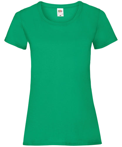 Fruit of the Loom Women's valueweight T Kelly Green