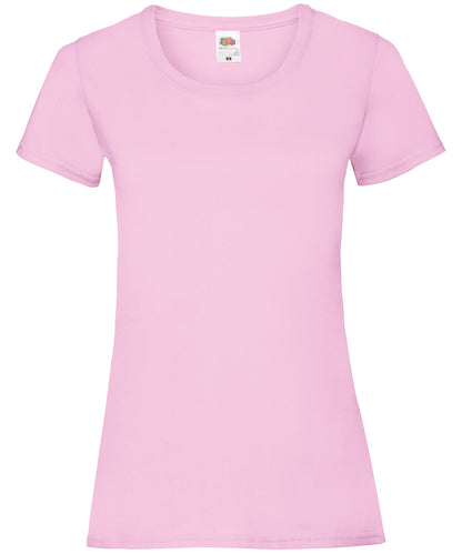 Fruit of the Loom Women's valueweight T Light Pink