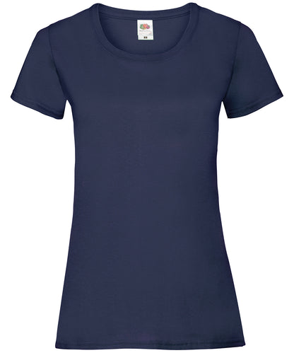 Fruit of the Loom Women's valueweight T Navy
