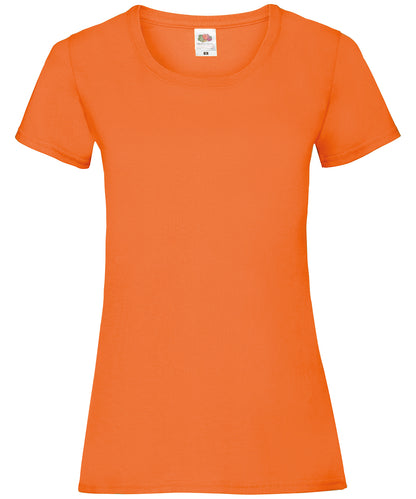 Fruit of the Loom Women's valueweight T Orange