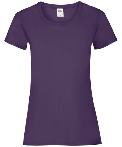 Fruit of the Loom Women's valueweight T Purple