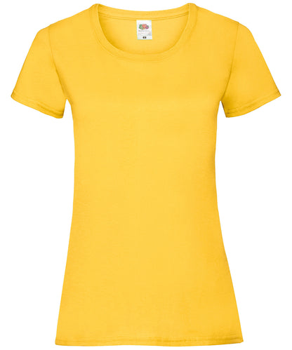 Fruit of the Loom Women's valueweight T Sunflower