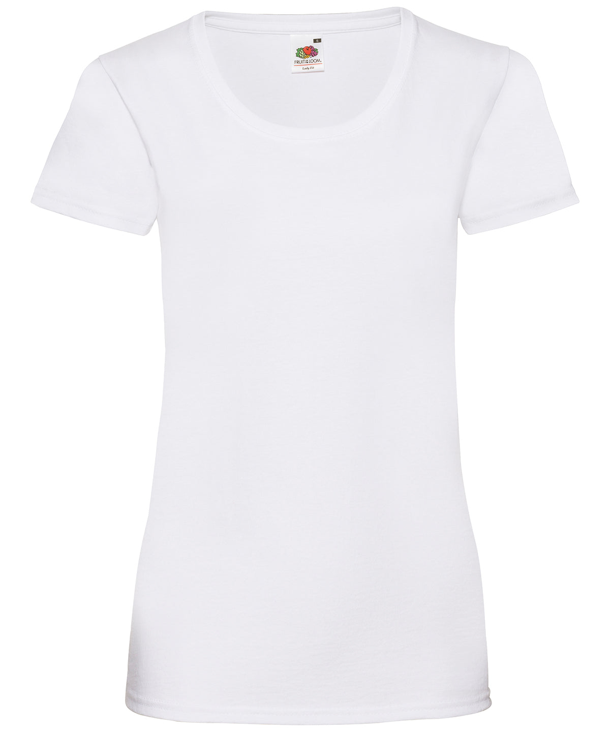Fruit of the Loom Women's valueweight T White