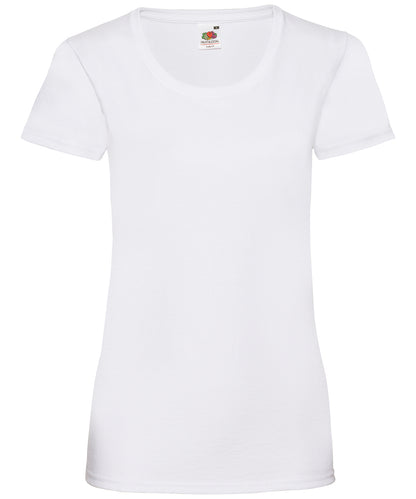 Fruit of the Loom Women's valueweight T White
