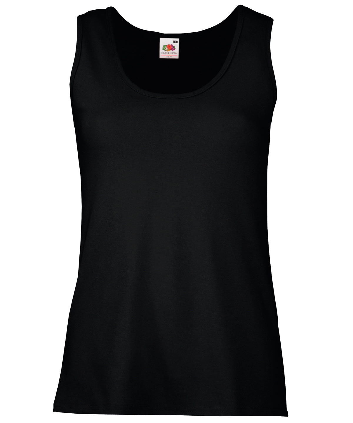 Fruit of the Loom Women's valueweight vest Black