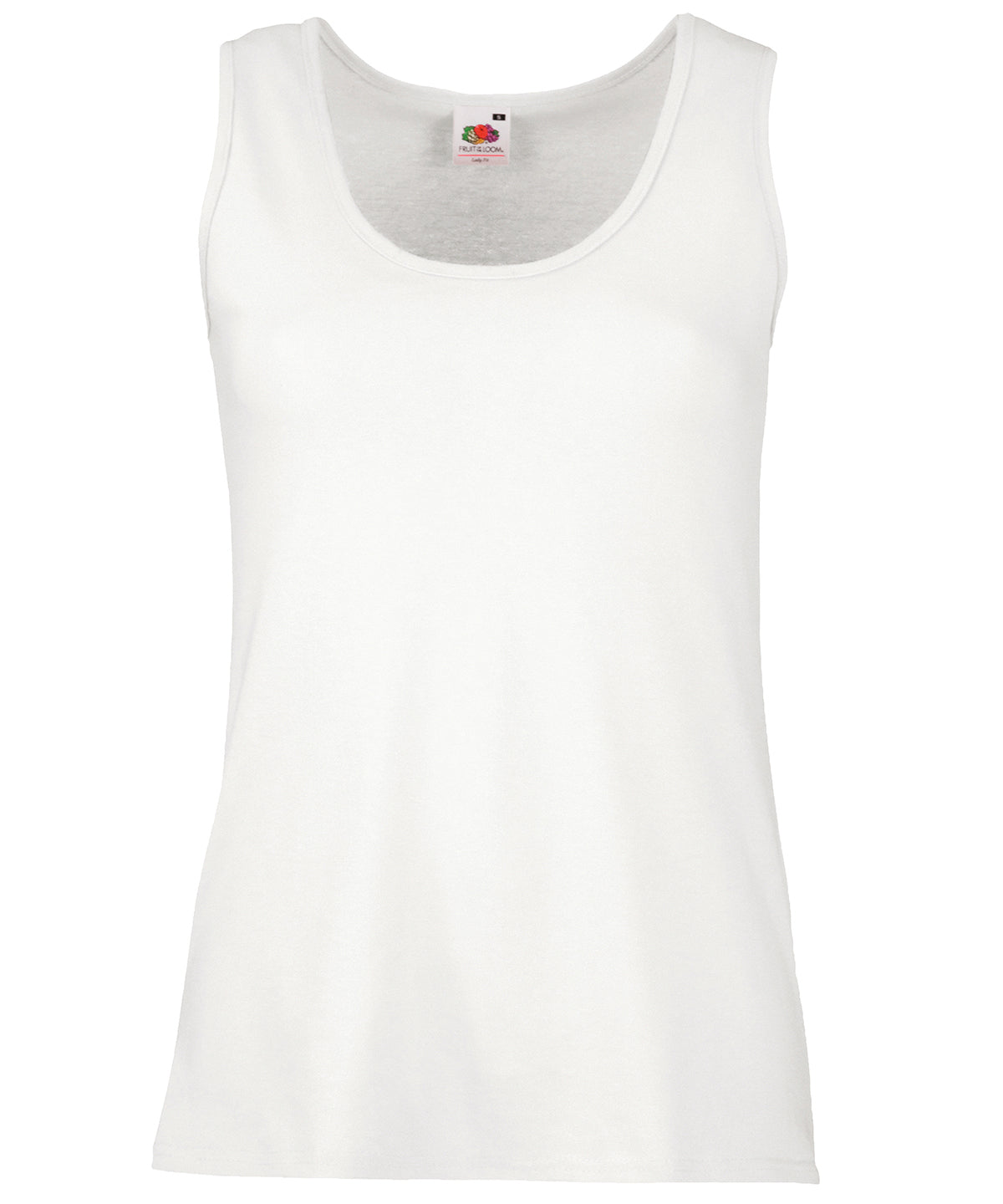 Fruit of the Loom Women's valueweight vest White