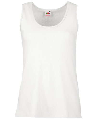 Fruit of the Loom Women's valueweight vest White