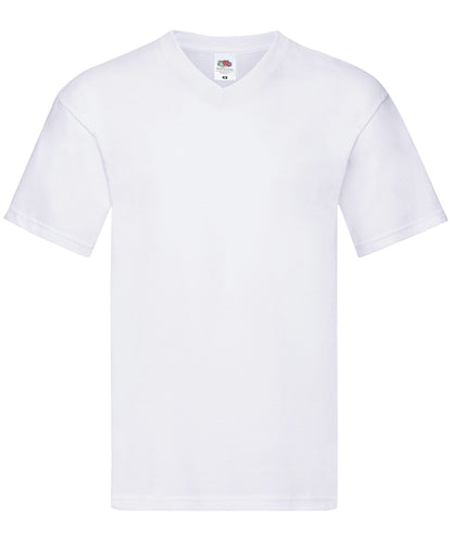 Fruit of the Loom Original v-neck T White*