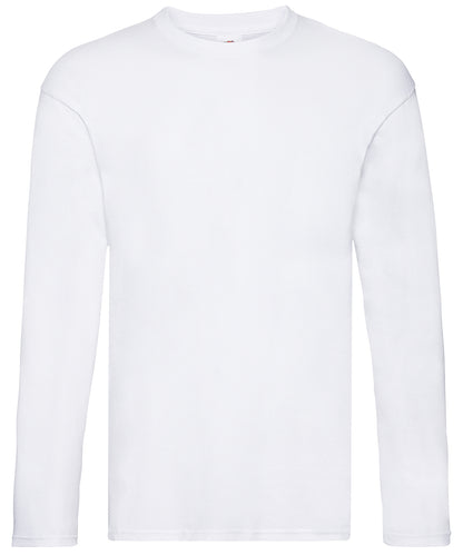 Fruit of the Loom Original long sleeve T White*