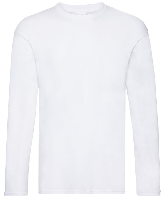 Fruit of the Loom Original long sleeve T White*