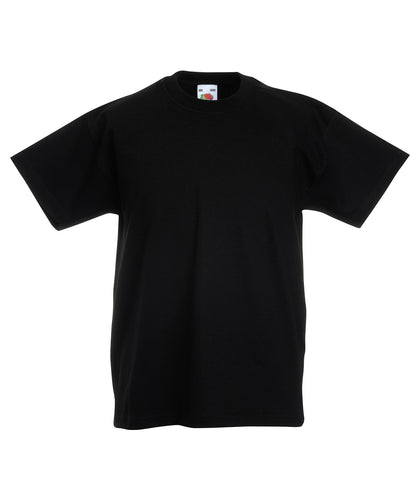 Fruit of the Loom Kids original T Black