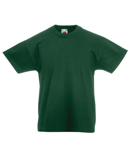 Fruit of the Loom Kids original T Bottle Green