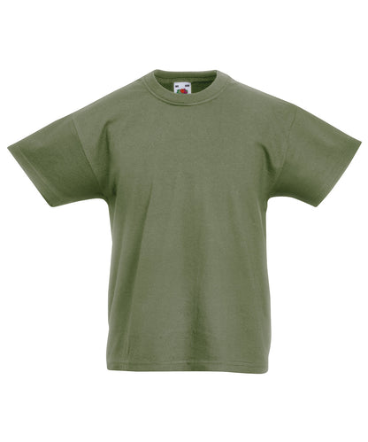 Fruit of the Loom Kids original T Classic Olive