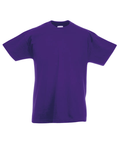 Fruit of the Loom Kids original T Purple
