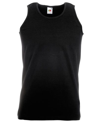 Fruit of the Loom Valueweight athletic vest Black*