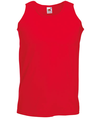 Fruit of the Loom Valueweight athletic vest Red